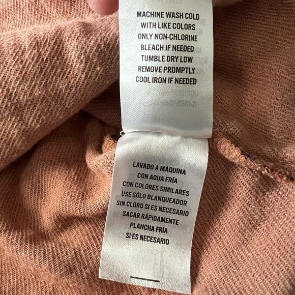 Cleo + Wolf Woman's Breezy Springs Plaid Print Flannel Shirt- Size M - Picture 7 of 13